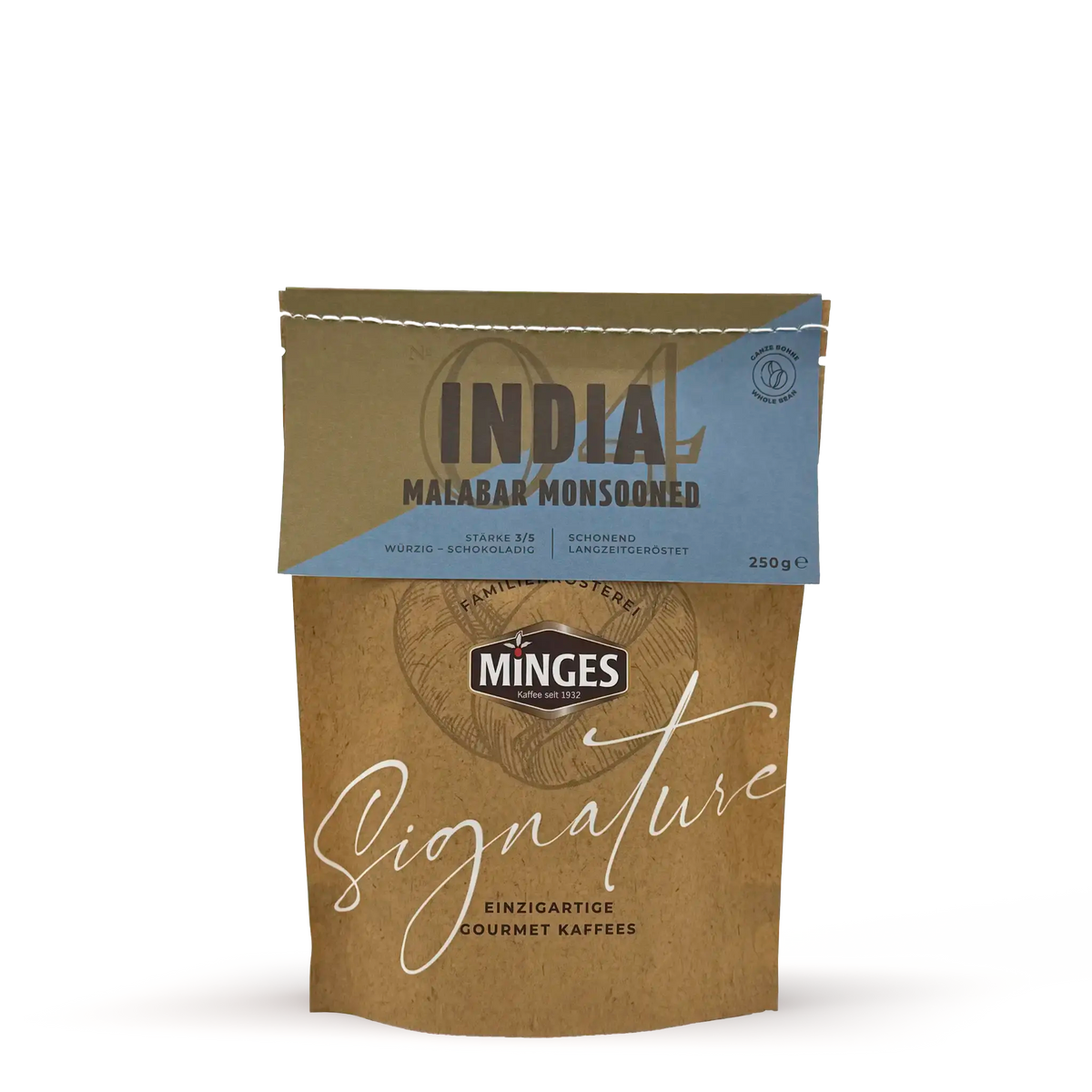 Mingesa Minges Signature India Malabar Monsooned (whole bean, 250 g) – Minges ...