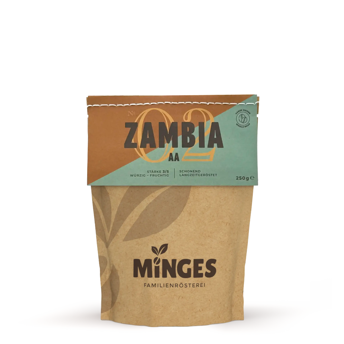 Minges Signature Zambia AA (RFA) (ganze Bohne, 250 g) – Minges ...