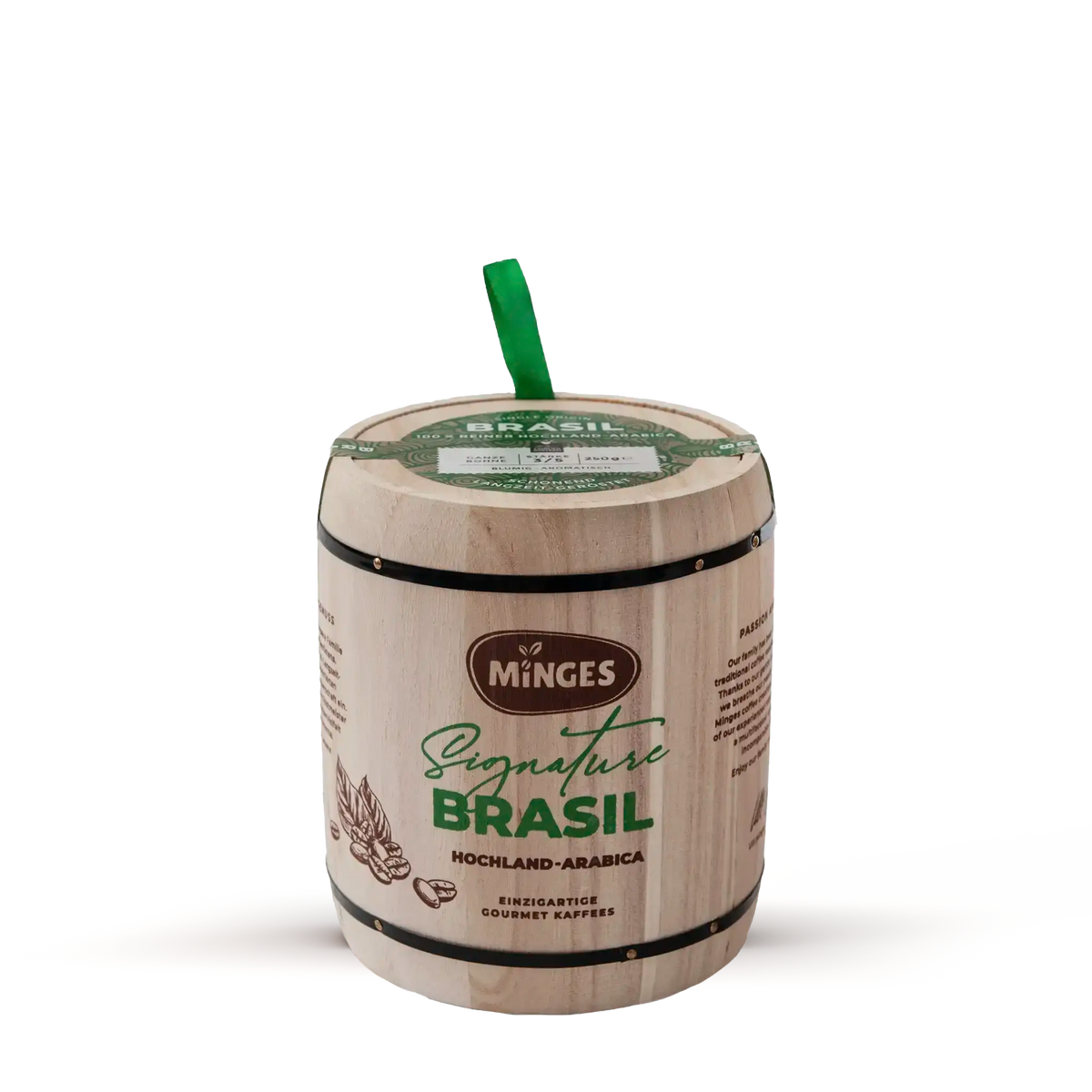 Mingesa Minges Signature Brasil (wooden barrel) (whole bean, 250 g) – Minges ...